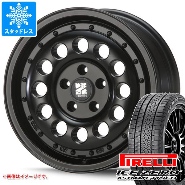 【タイヤ交換対象】T31エクストレイル用 スタッドレス ピレリ アイスゼロアシンメトリコ 215/65R16 98T MLJ エクストリームJ ラギッド タイヤホイール4本セット