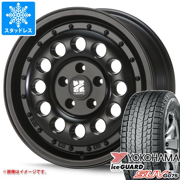 【タイヤ交換対象】エクリプスクロス GK系用 スタッドレス ヨコハマ アイスガード SUV G075 215/70R16 100Q MLJ エクストリームJ ラギッド タイヤホイール4本セット