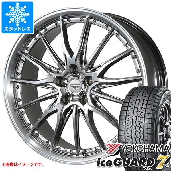 【タイヤ交換対象】スタッドレスタイヤ ヨコハマ アイスガードセブン iG70 235/45R18 98Q XL ＆ ドルフレン ヒューヴァー 8.0-18 タイヤホイール4本セット235/45-18 YOKOHAMA iceGUARD 7 iG70