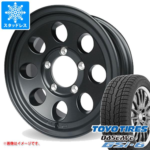 【タイヤ交換対象】5本セット ジムニーシエラ JB74W用 2025年製 スタッドレス トーヨー オブザーブ GSi-6 215/70R16 100Q ジムライン タイプ2 タイヤホイール5本セット
