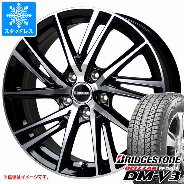 【タイヤ交換対象】スタッドレスタイヤ ブリヂストン ブリザック DM-V3 235/65R17 108Q XL ＆ ラフィット LW-06 2 7.0-17 タイヤホイール4本セット235/65-17 BRIDGESTONE BLIZZAK DM-V3