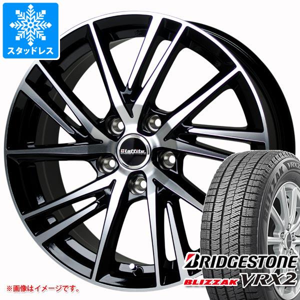 【タイヤ交換対象】スタッドレスタイヤ ブリヂストン ブリザック VRX2 215/60R17 96Q ＆ ラフィット LW-06 2 7.0-17 タイヤホイール4本セット215/60-17 BRIDGESTONE BLIZZAK VRX2