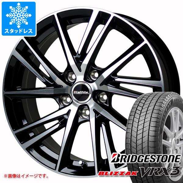 【タイヤ交換対象】スタッドレスタイヤ ブリヂストン ブリザック VRX3 215/60R17 96Q ＆ ラフィット LW-06 2 7.0-17 タイヤホイール4本セット215/60-17 BRIDGESTONE BLIZZAK VRX3