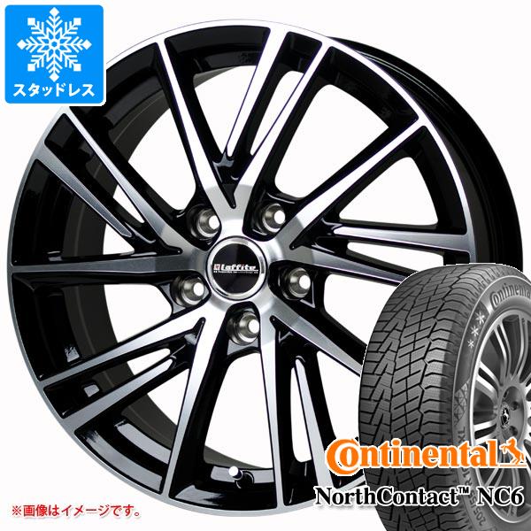 【タイヤ交換対象】スタッドレスタイヤ コンチネンタル ノースコンタクト NC6 165/65R14 79T ＆ ラフィット LW-06 2 タイヤホイール4本セット165/65-14 CONTINENTAL NorthContact NC6