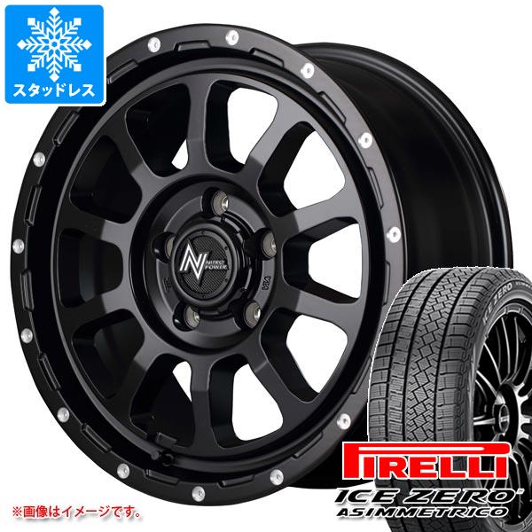 【タイヤ交換対象】2025年製 スタッドレスタイヤ ピレリ アイスゼロアシンメトリコ SUV 235/65R17 108H XL ＆ ナイトロパワー M10 パーシング 7.0-17 タイヤホイール4本セット235/65-17 PIRELLI ICE ZERO ASIMMETRICO SUV(2)