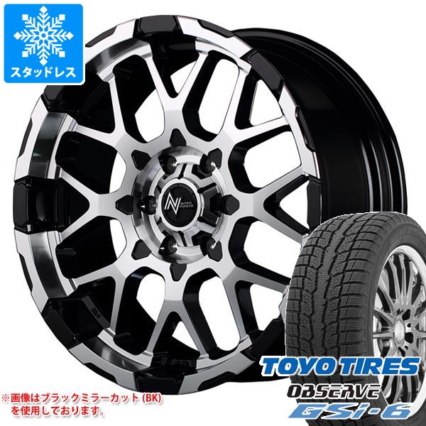 【タイヤ交換対象】ハイラックス 120系用 スタッドレス トーヨー オブザーブ GSi-6 265/65R17 112Q ナイトロパワー M28 バレット タイヤホイール4本セット