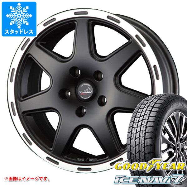 ジープ レネゲード BU系用 スタッドレス グッドイヤー アイスナビ7 215/65R16 98Q ティラード クロス ブラック タイヤホイール4本セット