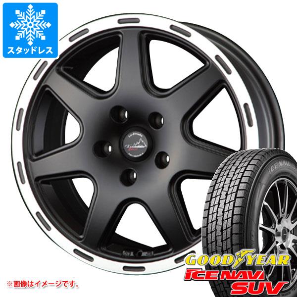 【タイヤ交換対象】ジープ コンパス M624系用 スタッドレス グッドイヤー アイスナビ SUV 225/60R17 99Q ラ・ストラーダ ティラード クロス タイヤホイール4本セット