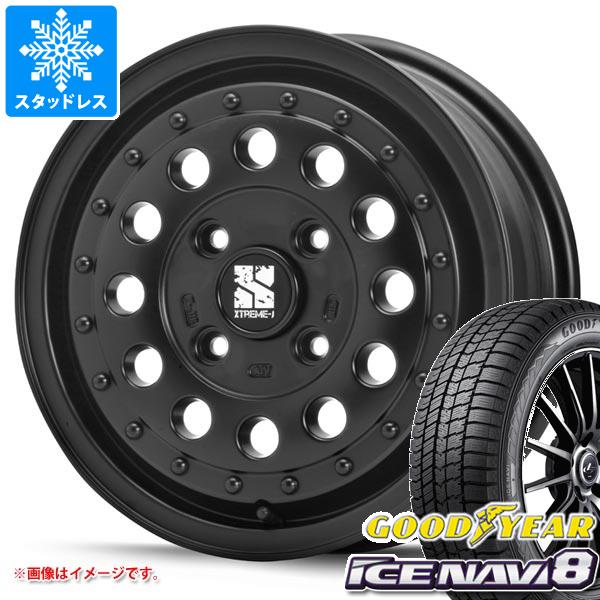 【タイヤ交換対象】ハイゼットトラック S500系用 スタッドレス グッドイヤー アイスナビ8 165/65R14 79Q MLJ エクストリームJ ラギッド タイヤホイール4本セット