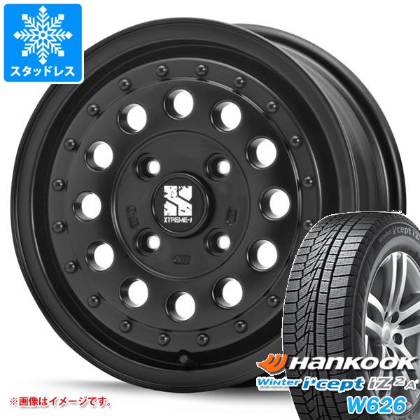 【タイヤ交換対象】スズキ ハスラー用 スタッドレス ハンコック ウィンターアイセプト iZ2エース W626 165/65R14 79T MLJ エクストリームJ ラギッド タイヤホイール4本セット