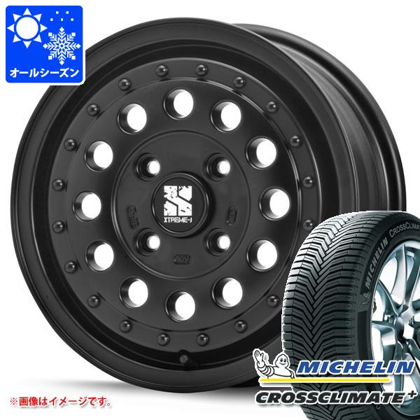 【タイヤ交換対象】ハスラー用 オールシーズンタイヤ ミシュラン クロスクライメートプラス 165/65R14 83T XL MLJ エクストリームJ ラギッド 5.0-14 タイヤホイール4本セット