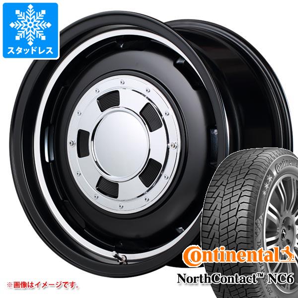 【タイヤ交換対象】ハスラー用 スタッドレス コンチネンタル ノースコンタクト NC6 165/65R14 79T ガルシア シスコ タイヤホイール4本セット