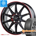 【タイヤ交換対象】スタッドレスタイヤ コンチネンタル ノースコンタクト NC6 235/55R18 104T XL ＆ ジースピード P-05R 8.0-18 タイヤホイール4本セット235/55-18 CONTINENTAL NorthContact NC6