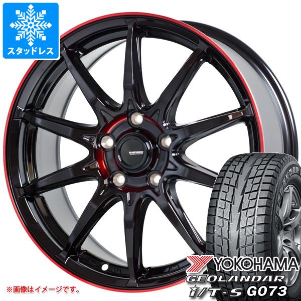 【タイヤ交換対象】スタッドレスタイヤ ヨコハマ ジオランダー I/T-S G073 215/60R17 96Q ＆ ジースピード P-05R 7.0-17 タイヤホイール4本セット215/60-17 YOKOHAMA GEOLANDAR I/T-S G073