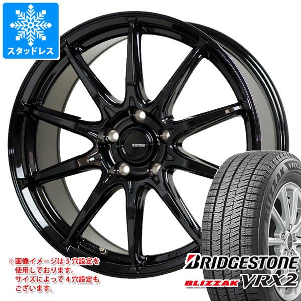 【タイヤ交換対象】スタッドレスタイヤ ブリヂストン ブリザック VRX2 165/60R15 77Q ＆ ジースピード G-05 4.5-15 タイヤホイール4本セット165/60-15 BRIDGESTONE BLIZZAK VRX2