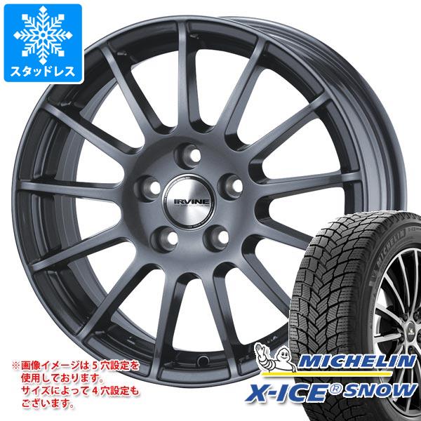 【タイヤ交換対象】メルセデスベンツ W176 Aクラス用 スタッドレス ミシュラン エックスアイススノー 205/55R16 94H XL アーヴィン F01 タイヤホイール4本セット