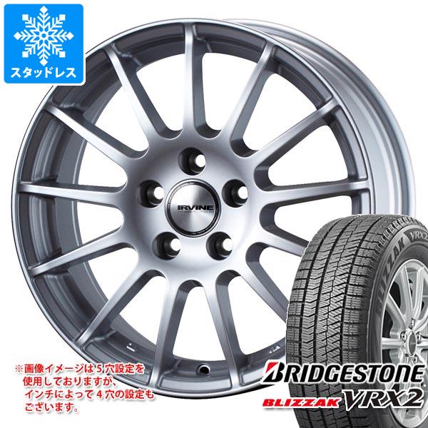 【タイヤ交換対象】メルセデスベンツ W204 Cクラス用 スタッドレス ブリヂストン ブリザック VRX2 205/55R16 91Q アーヴィン F01 タイヤホイール4本セット