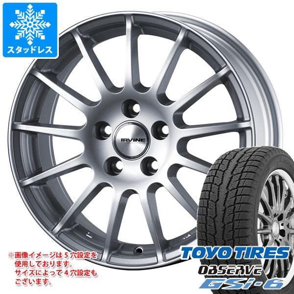 【タイヤ交換対象】アウディ Q3 F3系用 スタッドレス トーヨー オブザーブ GSi-6 215/70R16 100Q アーヴィン F01 タイヤホイール4本セット