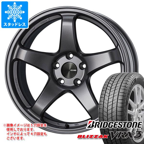 【タイヤ交換対象】スタッドレスタイヤ ブリヂストン ブリザック VRX3 225/55R19 99Q ＆ エンケイ パフォーマンスライン PF05 7.5-19 タイヤホイール4本セット225/55-19 BRIDGESTONE BLIZZAK VRX3