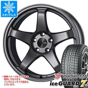 【タイヤ交換対象】スタッドレスタイヤ ヨコハマ アイスガードセブン iG70 235/60R18 107Q XL & エンケイ パフォーマンスライン PF05 8.0-18 タイヤホイール4本セット235/60-18 YOKOHAMA iceGUARD 7 iG70
