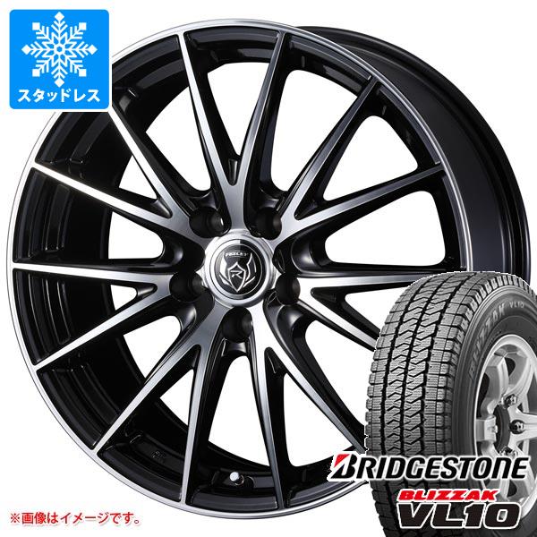 【タイヤ交換対象】スタッドレスタイヤ ブリヂストン ブリザック VL10 145/80R12 80/78N (145R12 6PR相当) ＆ ライツレー VS 4.0-12 タイヤホイール4本セット145/80-12 BRIDGESTONE BLIZZAK VL10