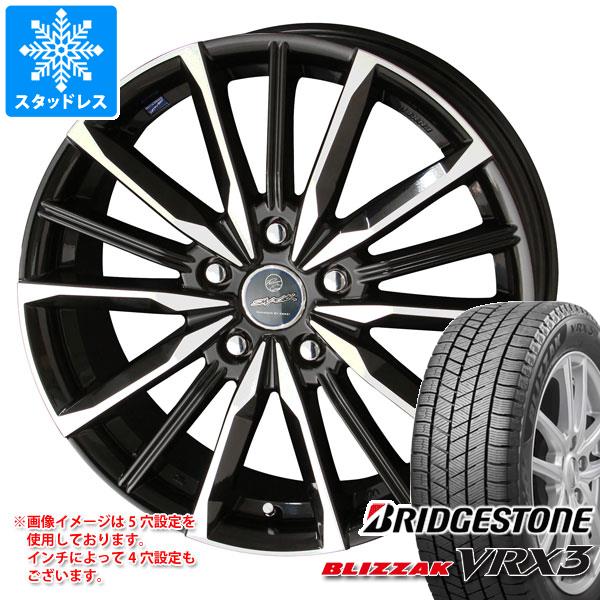 【タイヤ交換対象】スタッドレスタイヤ ブリヂストン ブリザック VRX3 165/60R14 75Q ＆ スマック ヴァルキリー 4.5-14 タイヤホイール4本セット165/60-14 BRIDGESTONE BLIZZAK VRX3