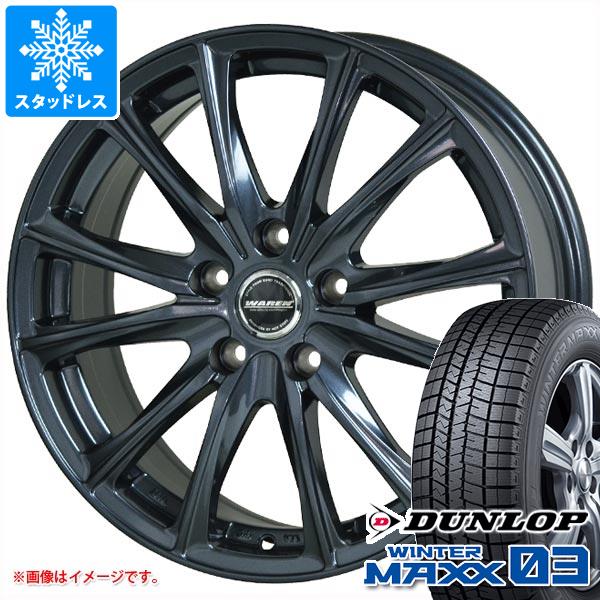 【タイヤ交換対象】プリウス 60系用 スタッドレス ダンロップ ウインターマックス03 WM03 195/60R17 90Q ヴァーレン W05 タイヤホイール4本セット