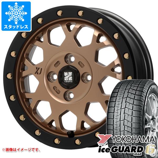 【タイヤ交換対象】スタッドレスタイヤ ヨコハマ アイスガードシックス iG60 165/55R14 72Q ＆ MLJ エクストリームJ XJ04 4.5-14 タイヤホイール4本セット165/55-14 YOKOHAMA iceGUARD 6 iG60