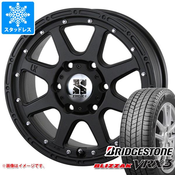 【タイヤ交換対象】スタッドレスタイヤ ブリヂストン ブリザック VRX3 225/65R17 102Q ＆ MLJ エクストリームJ 7.5-17 タイヤホイール4本セット225/65-17 BRIDGESTONE BLIZZAK VRX3