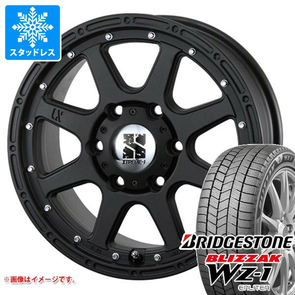 【タイヤ交換対象】トヨタ ランドクルーザー プラド 150系用 スタッドレス ブリヂストン ブリザック WZ-1 265/60R18 110Q MLJ エクストリームJ タイヤホイール4本セット