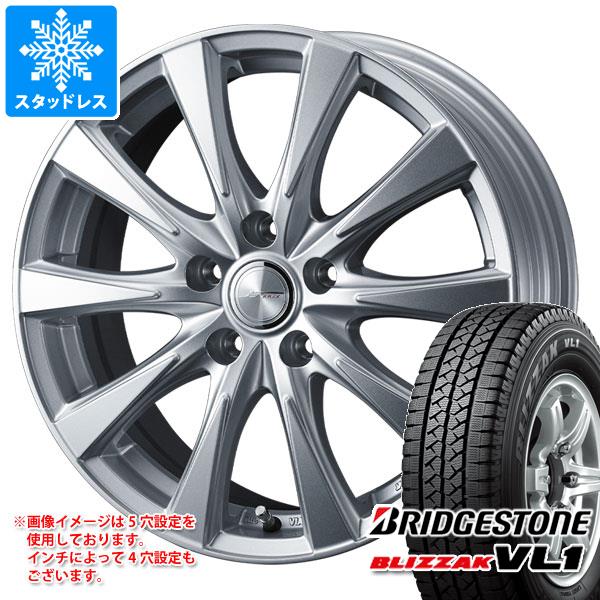 【タイヤ交換対象】スタッドレスタイヤ ブリヂストン ブリザック VL1 145R12 8PR (145/80R12 86/84N相当) ＆ ジョーカー スピリッツ 3.5-12 タイヤホイール4本セット145-12 BRIDGESTONE BLIZZAK VL1