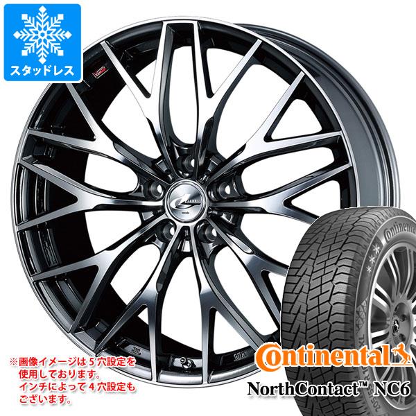 【タイヤ交換対象】スタッドレスタイヤ コンチネンタル ノースコンタクト NC6 215/55R17 98T XL ＆ レオニス MX 7.0-17 タイヤホイール4本セット215/55-17 CONTINENTAL NorthContact NC6