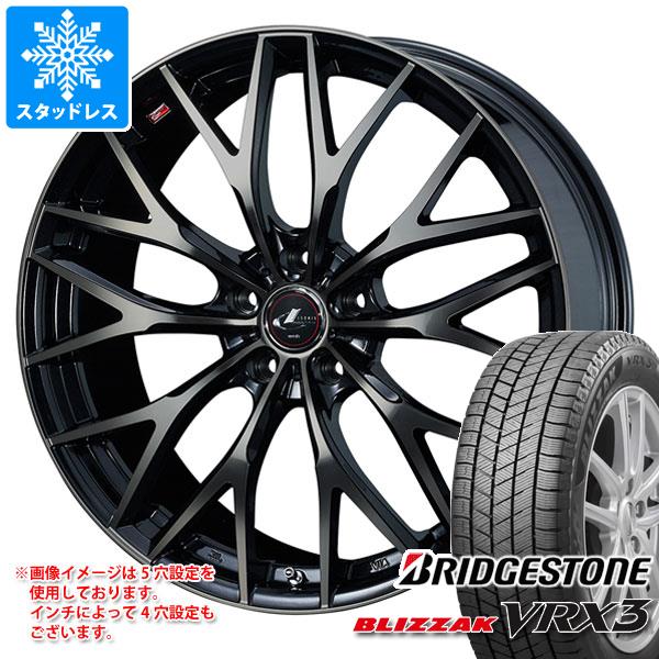 【タイヤ交換対象】スタッドレスタイヤ ブリヂストン ブリザック VRX3 215/50R17 91Q ＆ レオニス MX 7.0-17 タイヤホイール4本セット215/50-17 BRIDGESTONE BLIZZAK VRX3