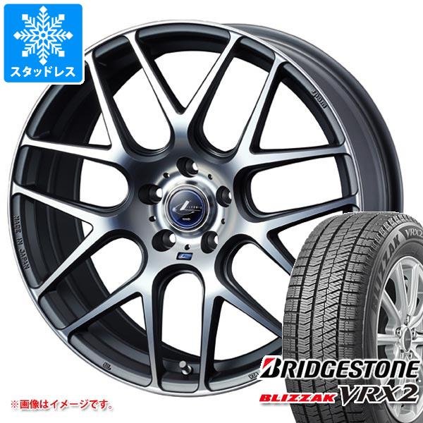 【タイヤ交換対象】スタッドレスタイヤ ブリヂストン ブリザック VRX2 215/45R17 87Q ＆ レオニス ナヴィア 06 7.0-17 タイヤホイール4本セット215/45-17 BRIDGESTONE BLIZZAK VRX2
