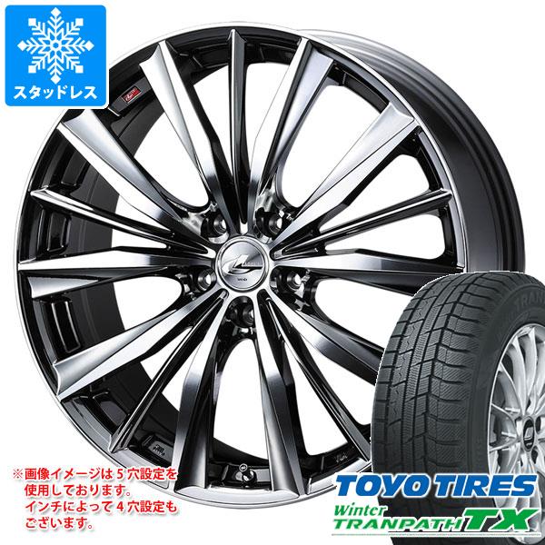 【タイヤ交換対象】スタッドレスタイヤ トーヨー ウィンタートランパス TX 235/55R19 101Q ＆ レオニス VX 8.0-19 タイヤホイール4本セット235/55-19 TOYO Winter TRANPATH TX