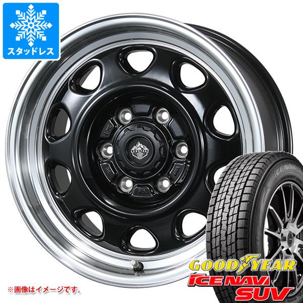 【タイヤ交換対象】ハイラックス 120系用 スタッドレス グッドイヤー アイスナビ SUV 265/65R17 112Q ランドフット SWZ タイヤホイール4本セット