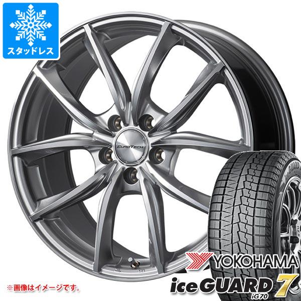 【タイヤ交換対象】シトロエン グランドC4スペースツアラー B78系用 スタッドレス ヨコハマ アイスガードセブン iG70 205/55R17 95Q XL ユーロテック VPライン タイヤホイール4本セット