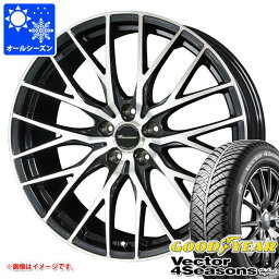 【タイヤ交換対象】オールシーズン 225/45R18 91H グッドイヤー ベクター 4シーズンズ ハイブリッド プレシャス HM-1 V-2 8.0-18 タイヤホイール4本セット