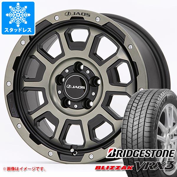 【タイヤ交換対象】T32エクストレイル用 スタッドレス ブリヂストン ブリザック VRX3 225/70R16 103Q ジャオス アダマス BL5 タイヤホイール4本セット