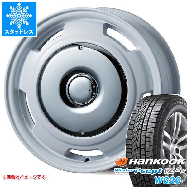 【タイヤ交換対象】フィアット 500 312系用 2025年製 スタッドレス ハンコック ウィンターアイセプト IZ2エース W626 175/65R14 82T コレクティブライン ラテ タイヤホイール4本セット