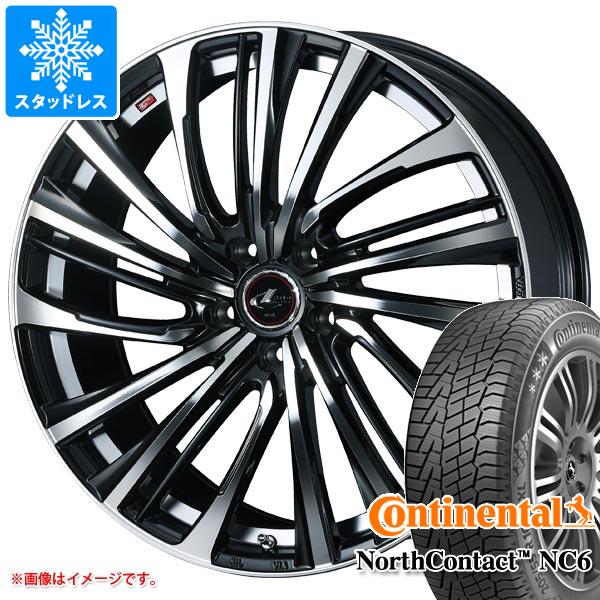 【タイヤ交換対象】スタッドレスタイヤ コンチネンタル ノースコンタクト NC6 175/65R14 82T ＆ レオニス FS 5.5-14 タイヤホイール4本セット175/65-14 CONTINENTAL NorthContact NC6