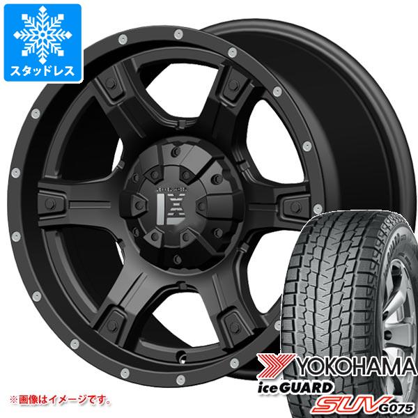 【タイヤ交換対象】5本セット FJクルーザー 10系用 スタッドレス ヨコハマ アイスガード SUV G075 LT285/70R17 121/118Q オフビート レクセル アウトロー オフロードスタイル タイヤホイール5本セット