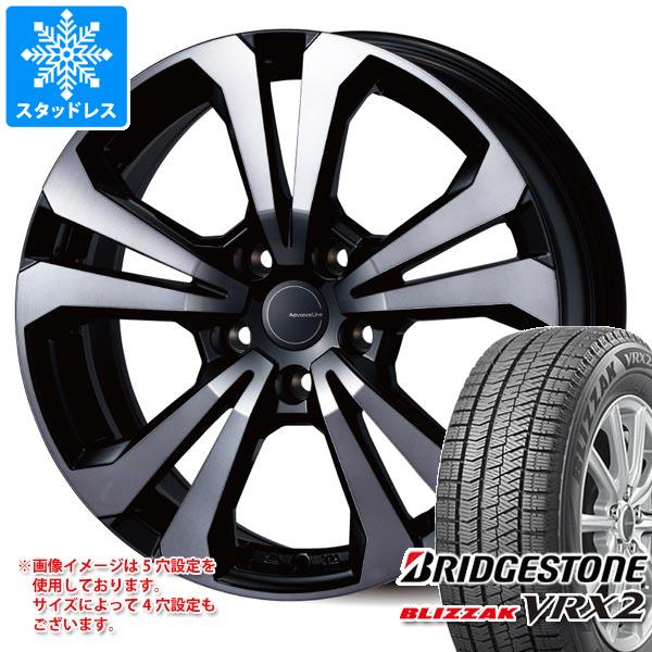 【タイヤ交換対象】マセラティ グレカーレ MGR系用 スタッドレス ブリヂストン ブリザック VRX2 235/55R19 101Q アドバンスライン SV-1 タイヤホイール4本セット