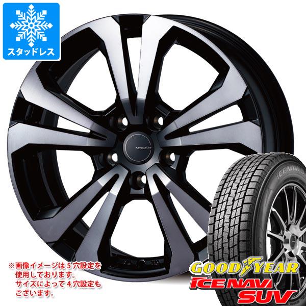 【タイヤ交換対象】メルセデスベンツ X247 GLBクラス用 スタッドレス グッドイヤー アイスナビ SUV 235/55R18 100Q アドバンスライン SV-1 タイヤホイール4本セット