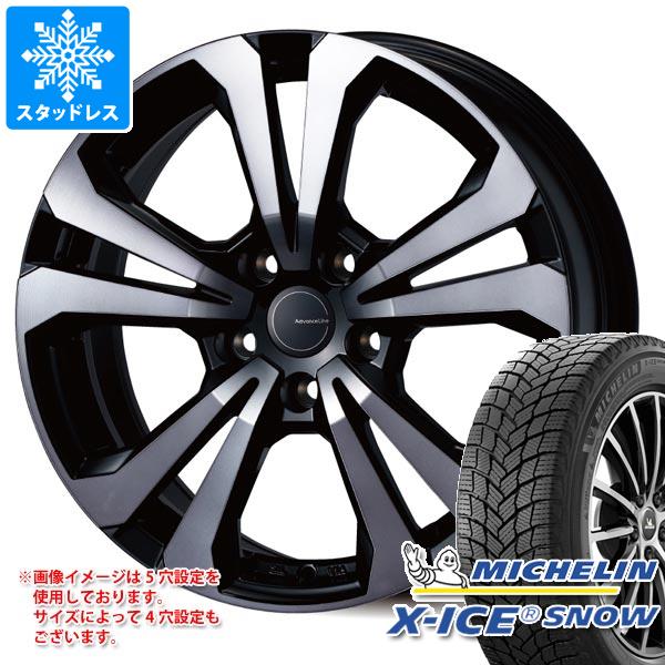 【タイヤ交換対象】ポルシェ マカン用 スタッドレス ミシュラン エックスアイススノー SUV 235/55R19 105H XL アドバンスライン SV-1 タイヤホイール4本セット