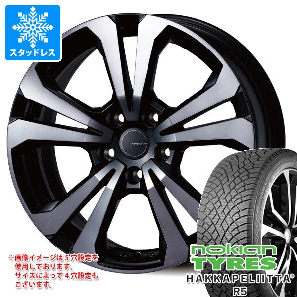 【タイヤ交換対象】ポルシェ マカン用 スタッドレス ノキアン ハッカペリッタ R5 SUV 235/55R19 105R XL アドバンスライン SV-1 タイヤホイール4本セット