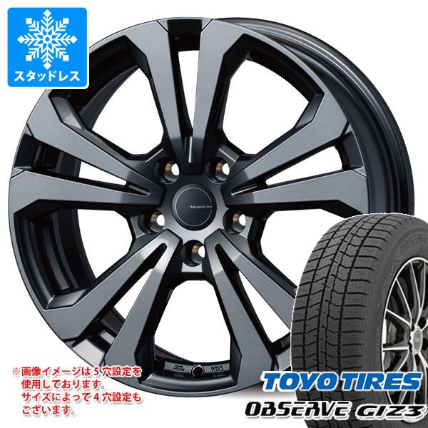 【タイヤ交換対象】MINI MINI クーパー F66用 スタッドレス トーヨー オブザーブ ギズ3 195/55R16 87Q アドバンスライン SV-1 タイヤホイール4本セット