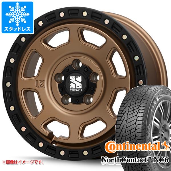 【タイヤ交換対象】スタッドレスタイヤ コンチネンタル ノースコンタクト NC6 235/65R17 108T XL ＆ MLJ エクストリームJ XJ07 8.0-17 タイヤホイール4本セット235/65-17 CONTINENTAL NorthContact NC6