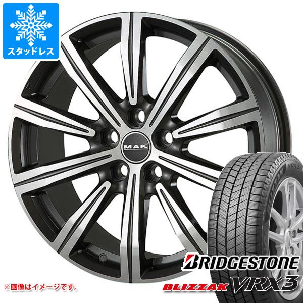 【タイヤ交換対象】テスラ モデルX用 スタッドレス ブリヂストン ブリザック VRX3 265/50R19 110Q XL MAK バーミンガム タイヤホイール4本セット