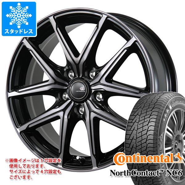 【タイヤ交換対象】スタッドレスタイヤ コンチネンタル ノースコンタクト NC6 175/65R14 82T ＆ セレブロ FT05 5.5-14 タイヤホイール4本セット175/65-14 CONTINENTAL NorthContact NC6